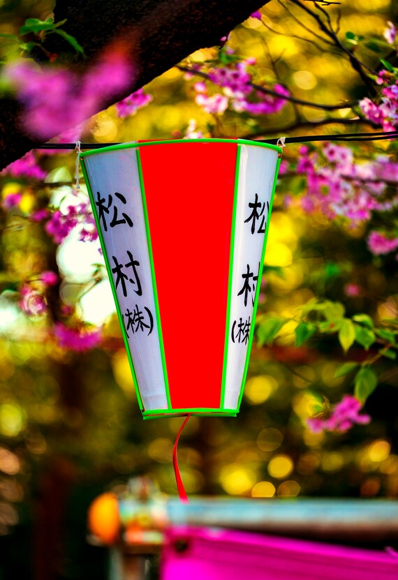 Cherry Blossom Printjapan Wall Artjapanese Artcherry Etsy