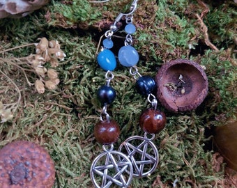 Calming Blue or Powerful Earth Pentacle Drops