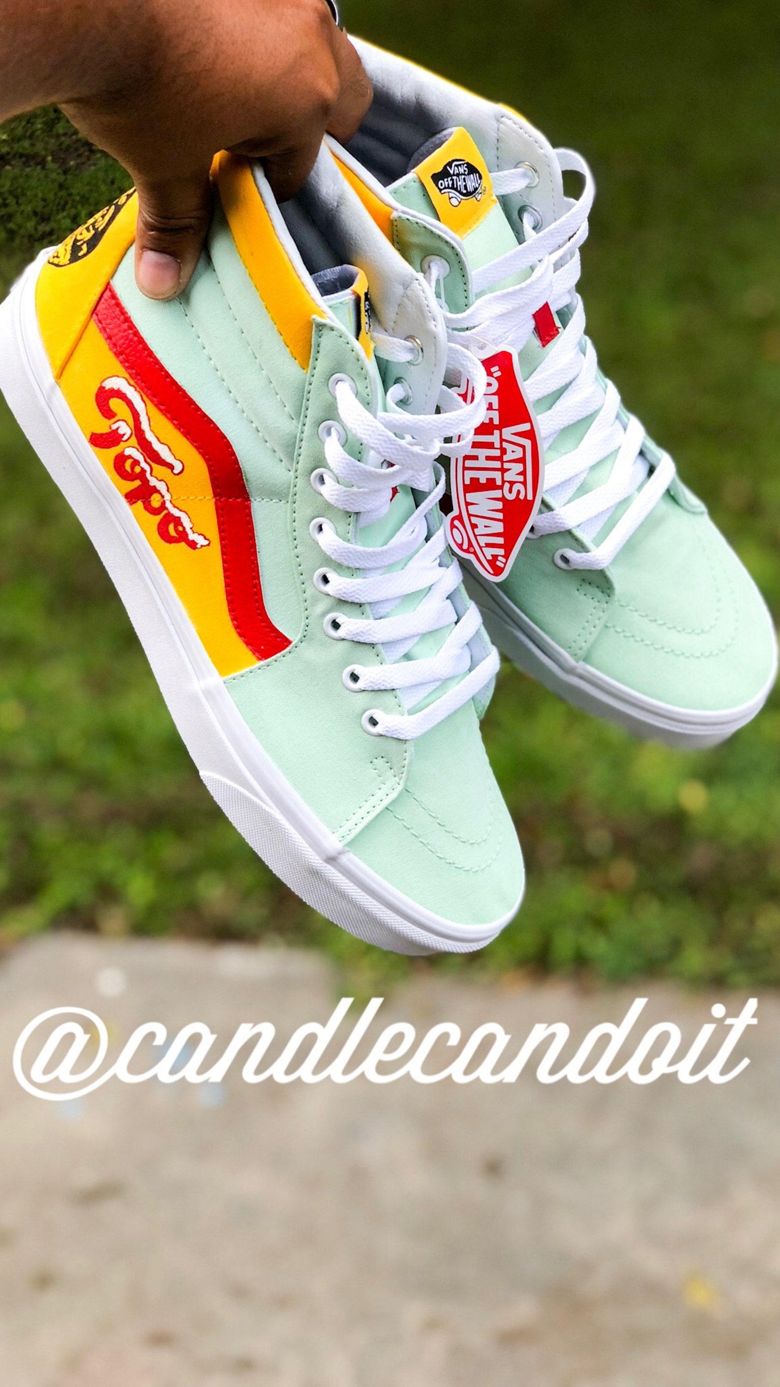 Topo Chico Vans SK8His Etsy