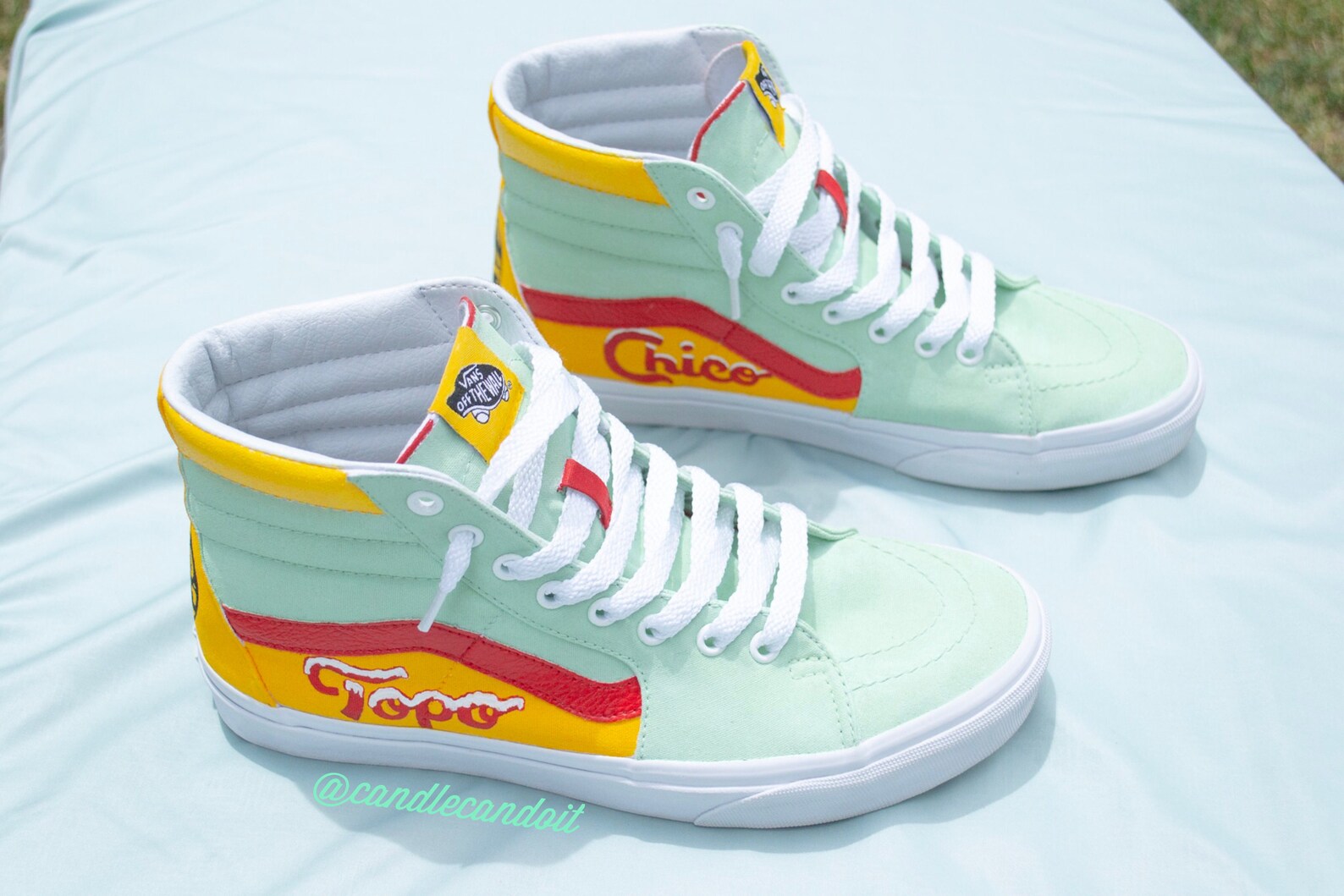 Topo Chico Vans SK8His Etsy