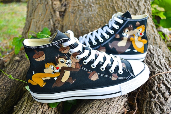 Chip N Dale Acorns Converse Hi Tops