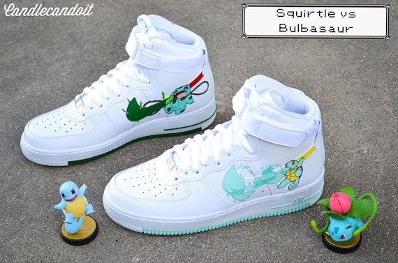 Custom Pokémon Nike Air Force Hi Tops