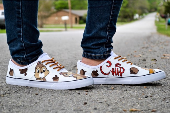 Chip & Dale Chipmunk Vans Authentic