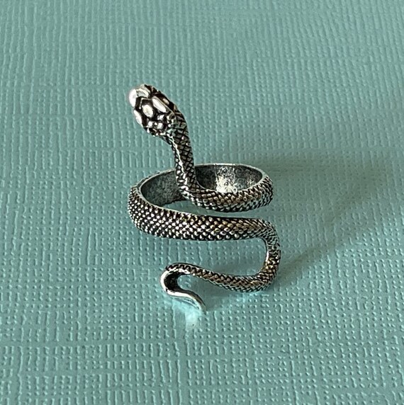 Snake ring, silver snake ring, statement ring, sn… - image 8