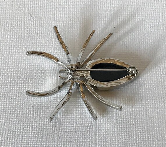Green and blue abalone spider pin spider brooch, … - image 4