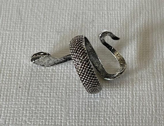 Snake ring, silver snake ring, statement ring, sn… - image 5