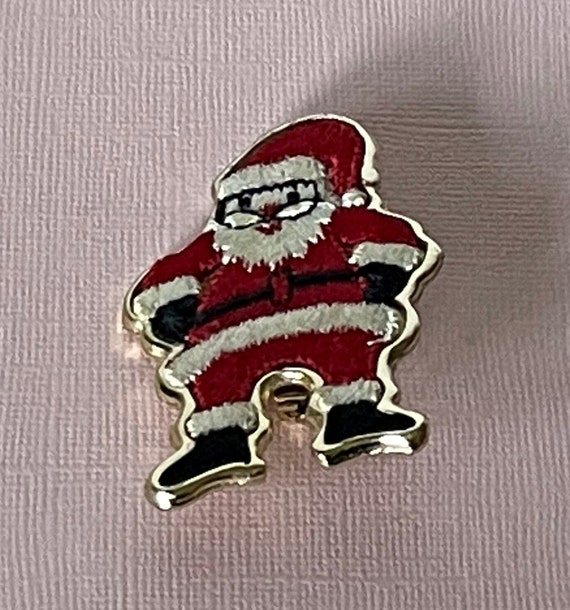 Vintage Santa Clause brooch, Santa Clause jewelry… - image 4