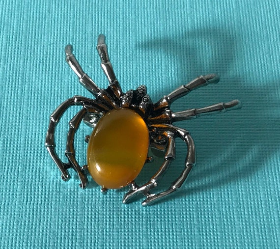 Ziklars Bohemian Garnet Spider Brooch