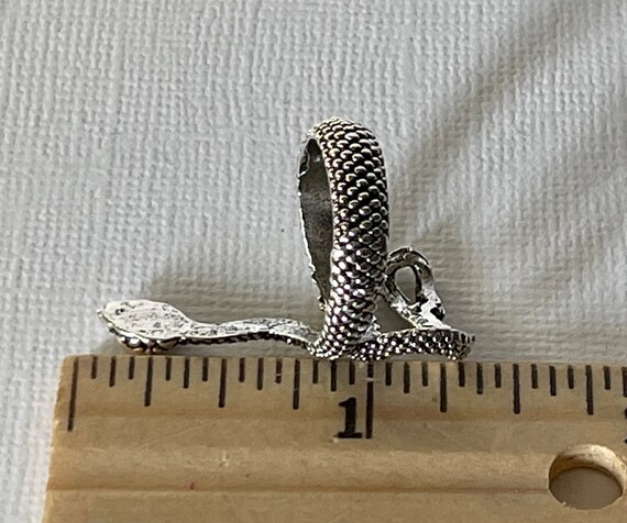 Snake ring, silver snake ring, snake wrap ring, s… - image 5