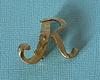 Large Letter R Brooch Monogram Initial Vintage Brooch Pin - Etsy