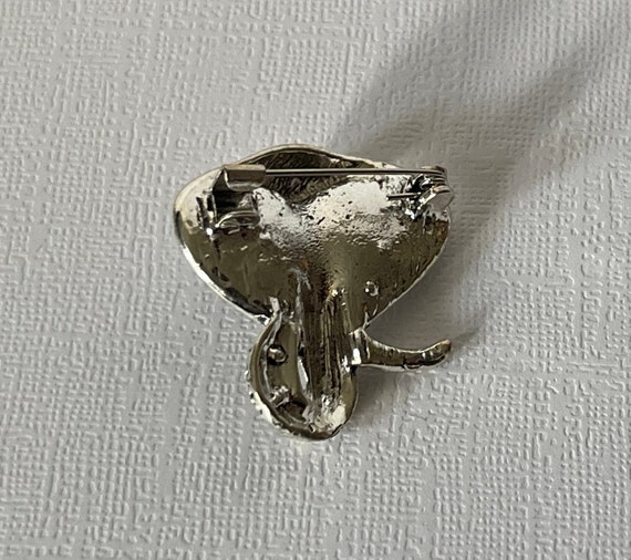 Silver snake brooch, rhinestone snake brooch, cob… - image 7