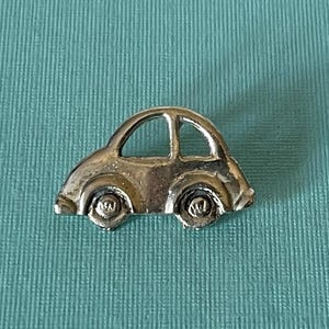 Vintage car brooch, beetle brooch, volkswagon pin,
