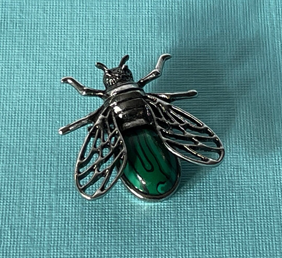 Broche Ancienne Insecte Mouche - Vintage - Sans Marque