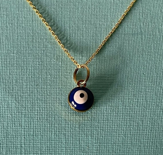 Rudiment evil eye necklace sale