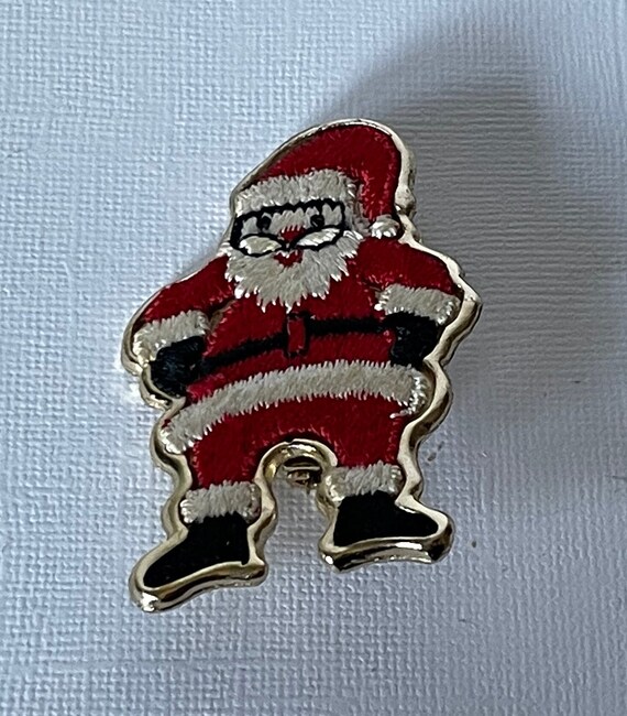 Vintage Santa Clause brooch, Santa Clause jewelry… - image 5