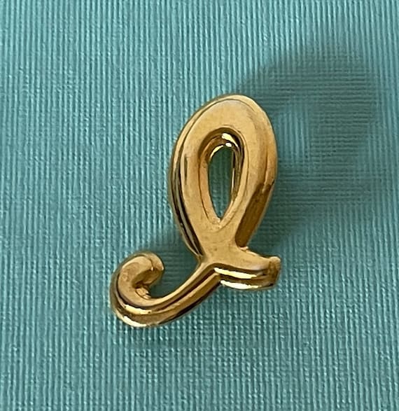 Vintage Letter I brooch, Letter I jewelry, monogram I brooch, initial jewelry, letter I pin, gold letter I brooch, letter jewelry, Letter I