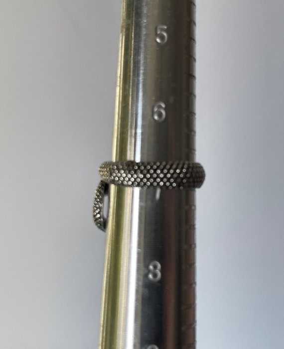 Snake ring, silver snake ring, snake wrap ring, s… - image 8