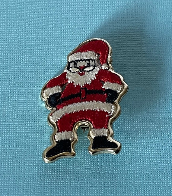 Vintage Santa Clause brooch, Santa Clause jewelry… - image 3