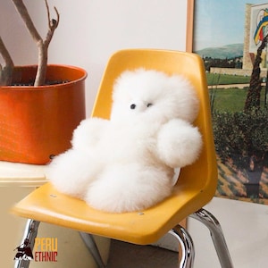 Alpaca fur teddy bear, Real alpaca fur teddy, 100% natural color alpaca teddies, Alpaca fur plush, Alpaca teddy bear