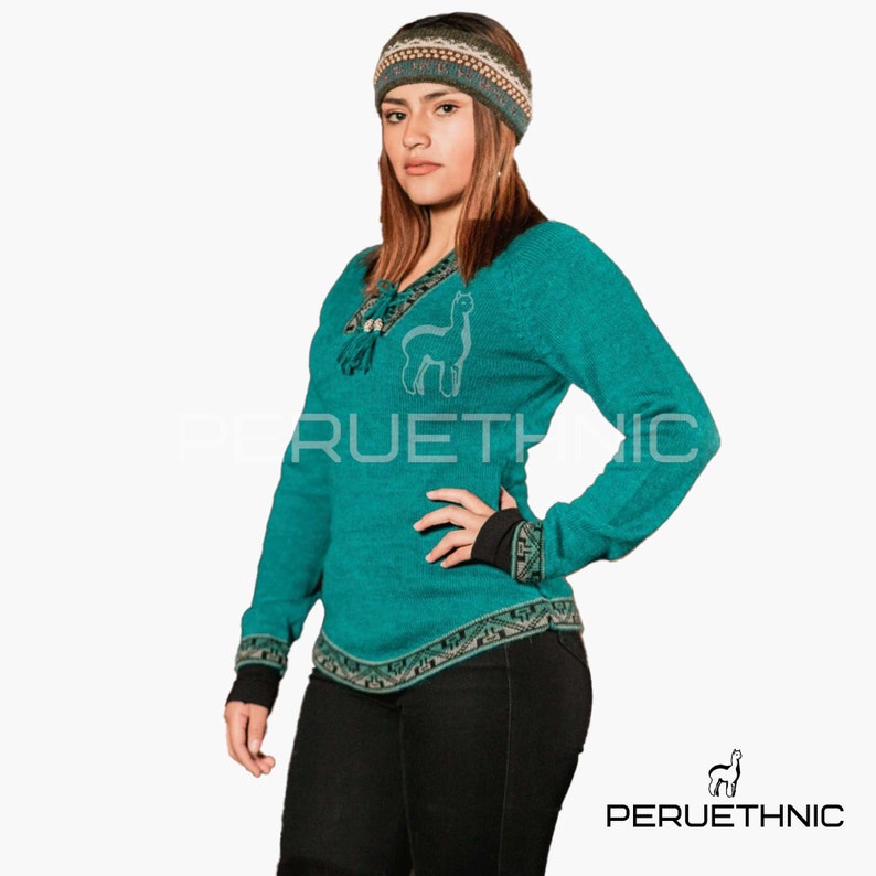 100 Alpaca Wool Sweater, Alpaca Wool Sweatshirt, Soft and Warm Alpaca