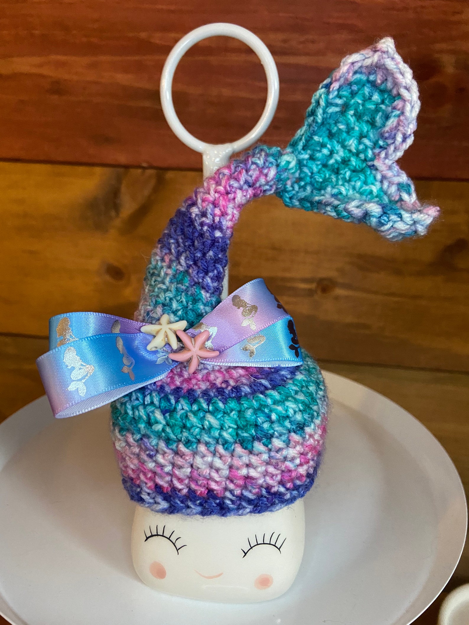 Mermaid Marshmallow Mug Hat Etsy