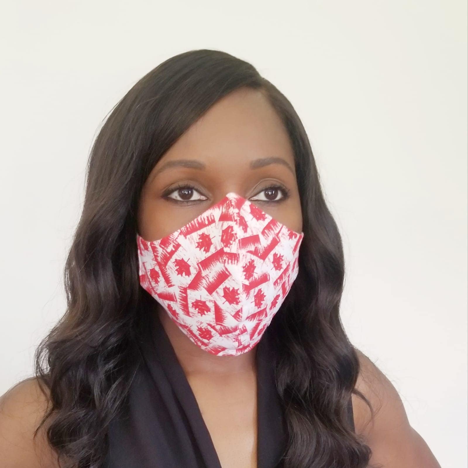 Canada face mask adjustable mask Canada flag red and white Etsy