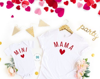 Mommy and me shirts Mama Mini Mothers Day Matching shirts Mommy and me outfits Mother Daughter shirts 1VVD293