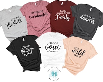 Drinking Matching t-shirts, Bestie Shirts, Funny Drinking tshirts, Womens Drinking Shirts, If Lost or Drunk, Bachelorette Party tees 1VDR120
