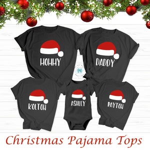 Family christmas pajama shirts clearance