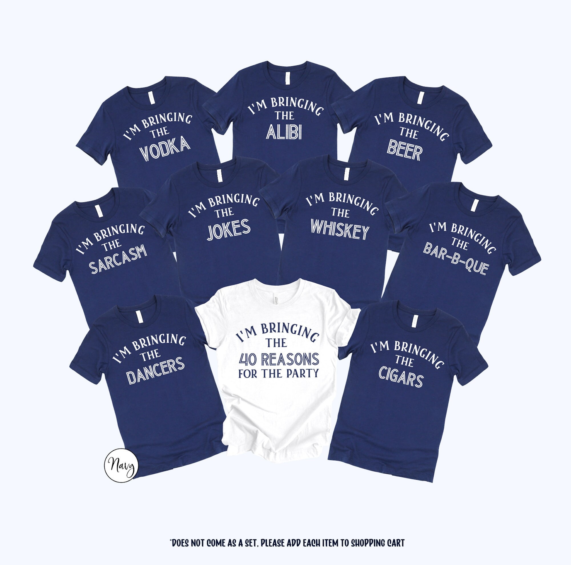 40th Birthday Shirts for a Group