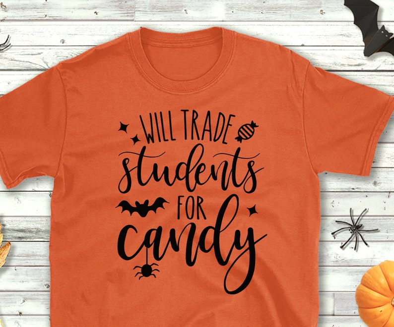 Halloween shirt for teachers Teacher Halloween Party Shirt Etsy