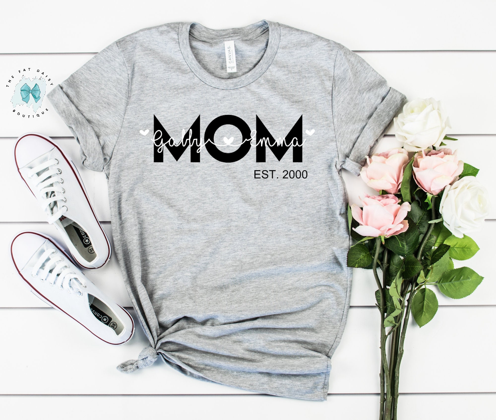 Mother's day gift Personalized Mom shirt Customized Mom | Etsy