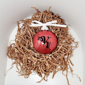 Customized Letter Mini Disc Ornaments