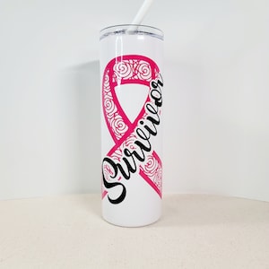 Breast Cancer Survivor Travel Mug