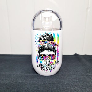 Zero F*cks Given Wine Tumbler