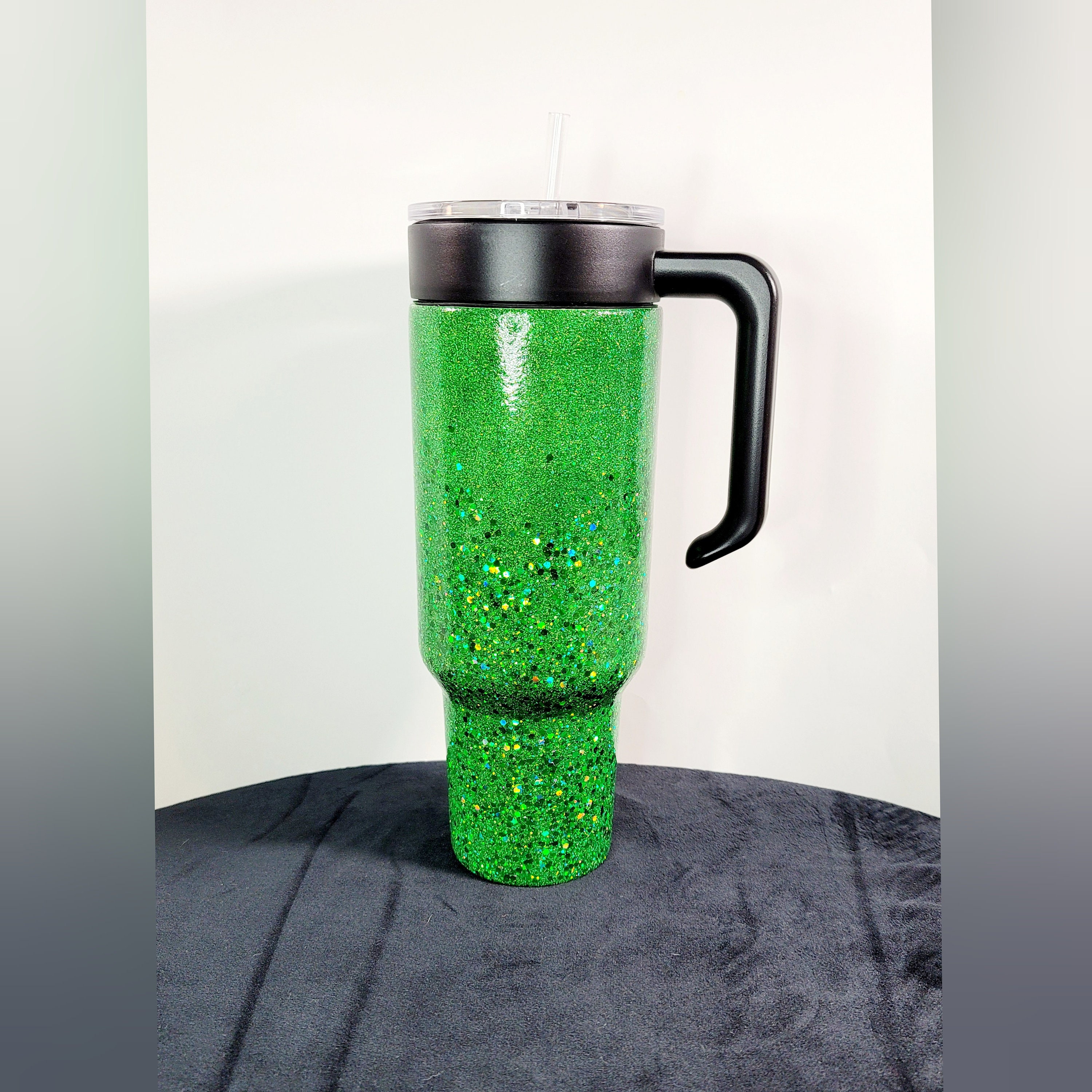 40 oz Glitter Tumbler with Removable Handle, 40 oz Dupe