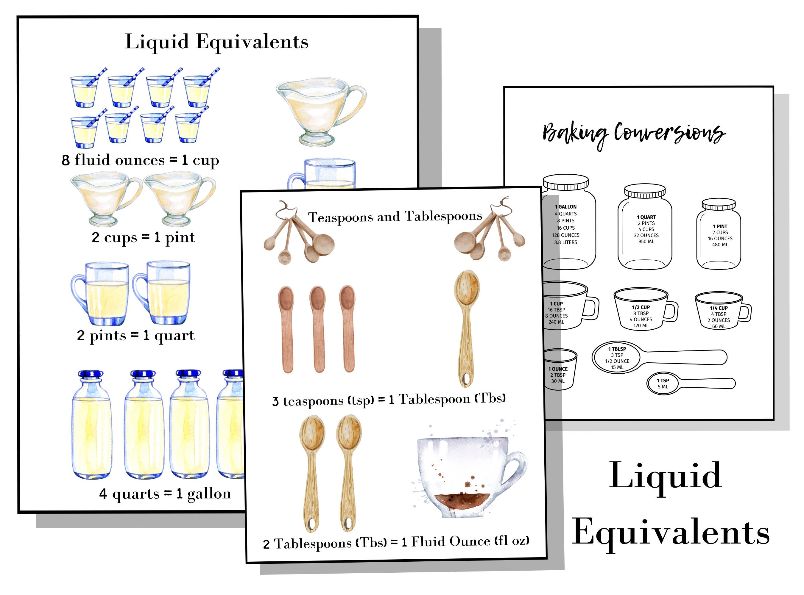 Ounces in a Quart (Easy Conversion Chart!) - Bake It With Love