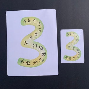 Classical Conversations Skip Count Cards, Skip Count Flash Cards 1-15 ...