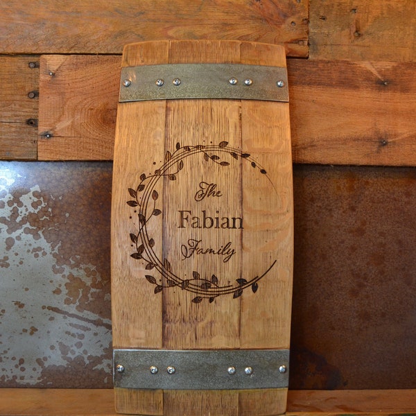 Wine Barrel Stave Etsy