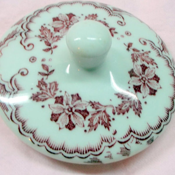 Unknown Maker / Pattern Restaurant China Sugar Bowl Lid