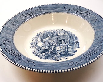 Royal China Currier & Ives 'Maple Sugaring' 9" Bowl