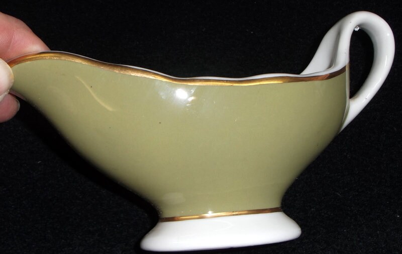 Dining & Serving Home & Living Plates Green Jackson China Gravy Boat