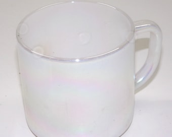 Federal Glass Iridescent Coffee Mug