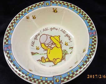 DISNEY Winnie the Pooh Plate 5 set Dish Plates Bowl Tableware Gift Japan I2313 DISNEY Winnie the Pooh Plate 5 set Dish Plates Bowl Tableware Gift Japan I2313