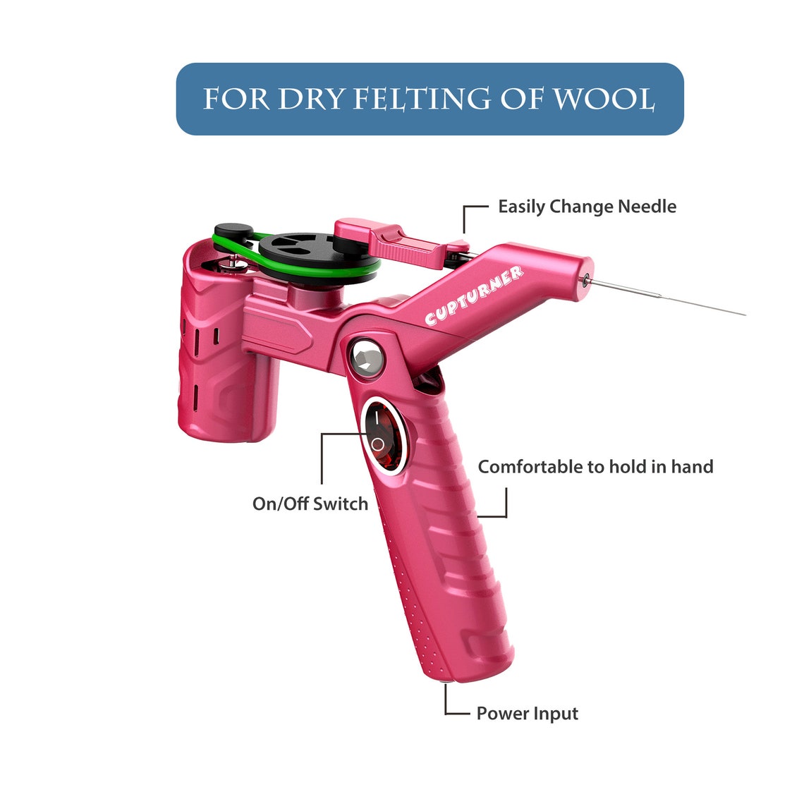 Electric Needle Felting Machine for 1 Needles Handheld Multi Etsy