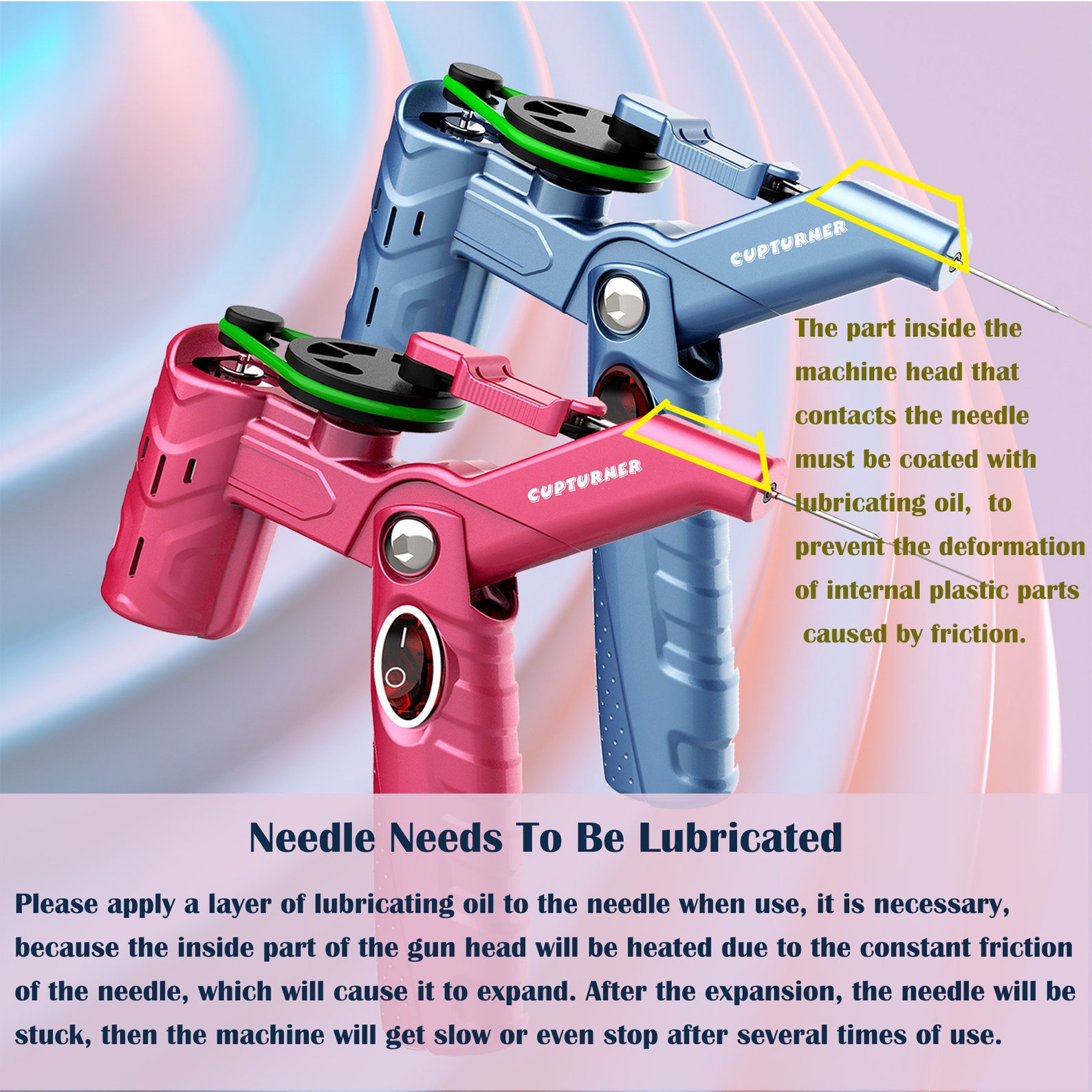 Electric Needle Felting Machine for 1 Needle, Handheld Single Needle