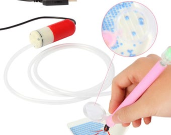 Electric Diamond Painting Pen, Automatic Diamond Painting Art Pen with Vacuum Pump, Diamond Painting Tool Kits