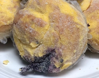 Filipino Ube Ensymada | Brioche Bread! Fresh Baked with LOVE - 6 Pieces Per Order