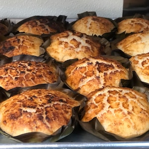 Bibingka Made With Real Rice (12 pcs) 4&quot; wide