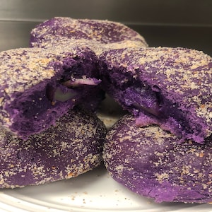 Filipino Ube Cheese Pandesal | Fresh Baked with LOVE - 12 Pieces Per Order